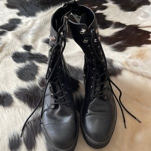 Michael Kors combat boot